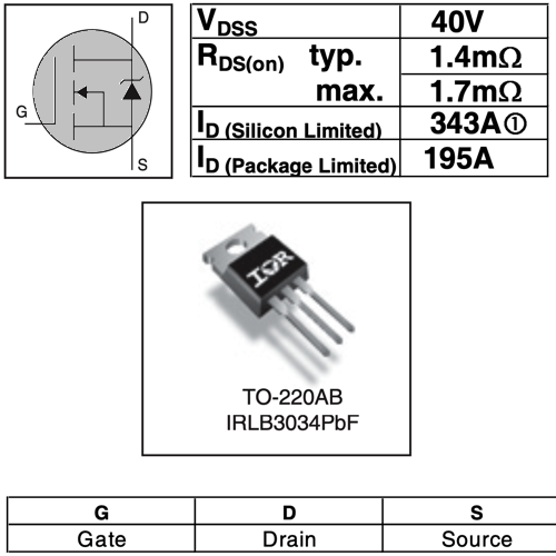 IRLB3034 ORIGINAL